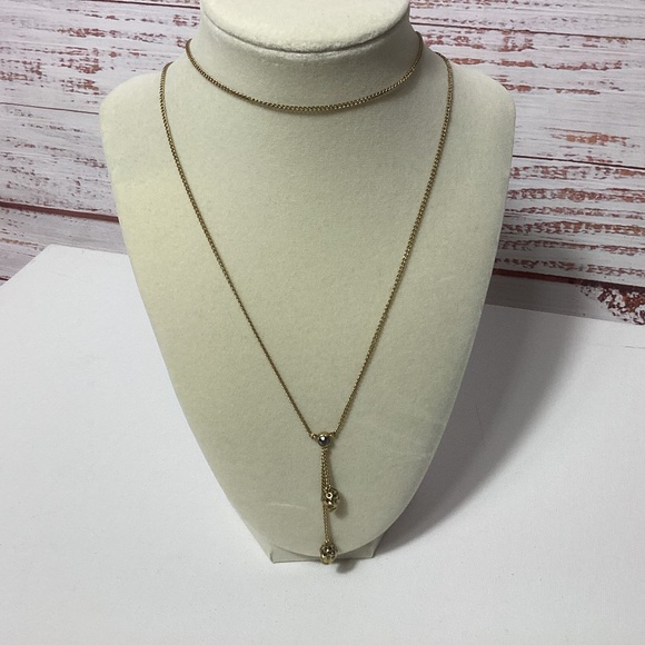 Alexander McQueen Gold Necklace - Picture 1 of 3